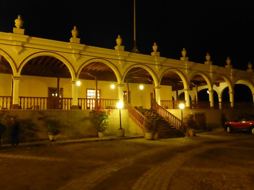 Front of the hacienda